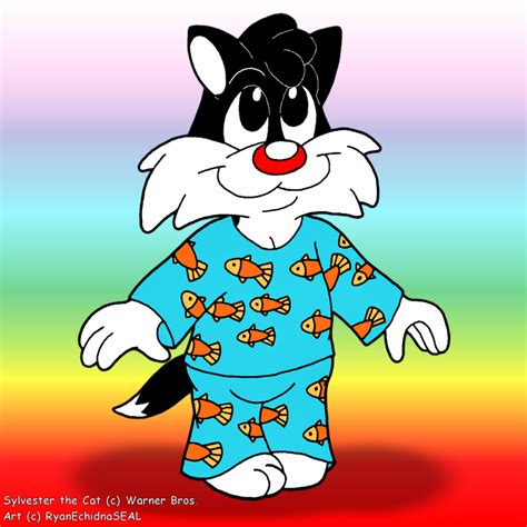 Baby Sylvester In His Pajamas By Ryanwolfseal On Deviantart