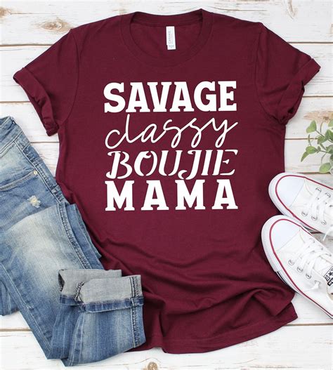 Mother S Day Svg Savage Classy Mama Svg Savage Svg Etsy Uk