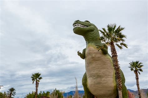 Tyrannosaurus Rex Attraction Cabazon California Off Interstate 10 Stock