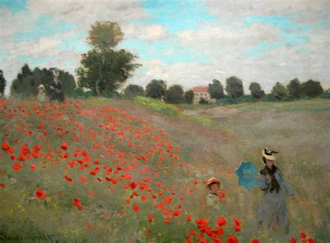 Paris Musee Dorsay Claude Monet 1873 Poppies At Argenteuil