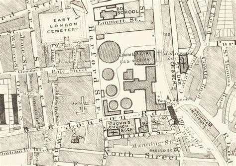 Old London Map 1877 Sheet 12 Covering Poplar Limehouse And Etsy