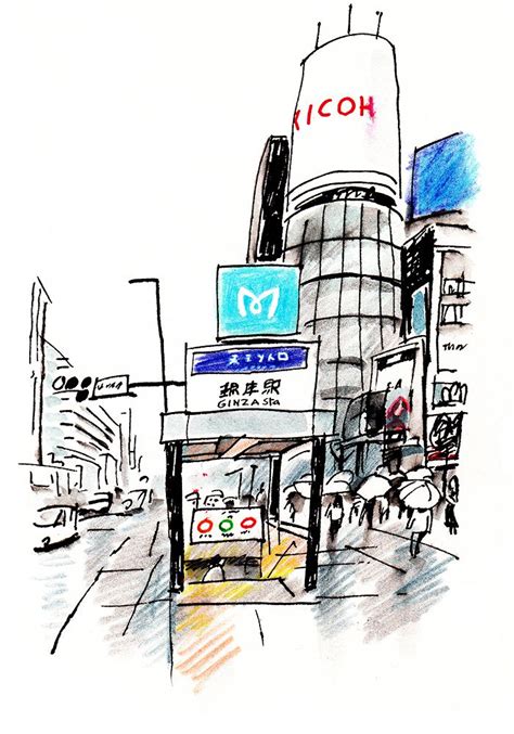 Tokio Jorge Arranz Dibujante Cuadros De Ciudades Tienda On Line
