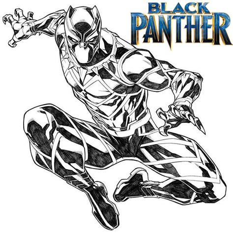 Top 7 Black Panther Coloring Page For Adults And Kids Coloring Pages