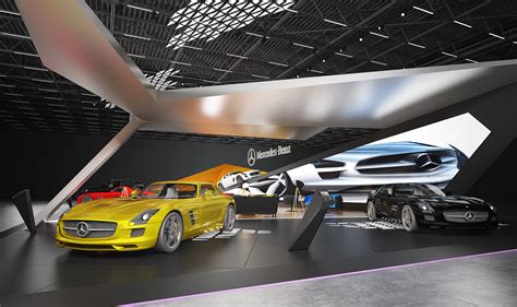 Mercedes Benz Exhibition Stand On Behance