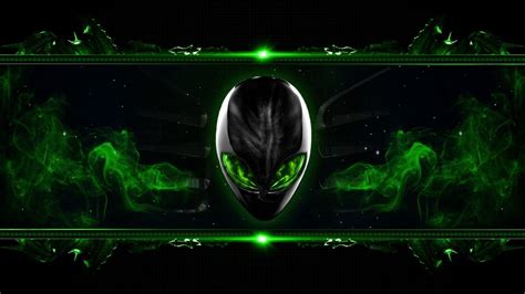 Green Alienware Digital Art Alien Wallpaper 1920x1080