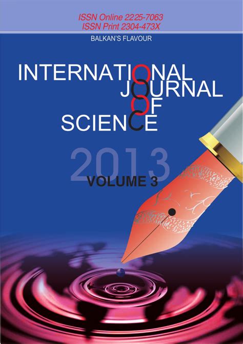 International Journal Of Science Third Issue By Science Journal Issuu