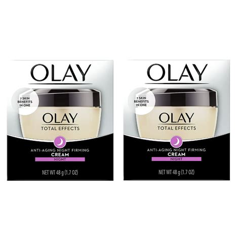 Olay Total Effects Anti Aging Night Firming Cream Night 17 Oz Pack