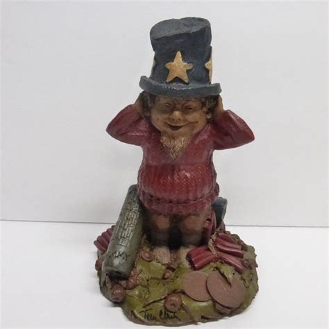 Vintage Cairn Studio Tom Clark Gnome Sammy 4th Of July Re Etsy Tom