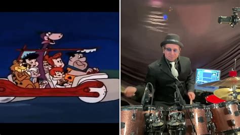 Jason Gianni Drumming To The Flintstones Theme Song Youtube