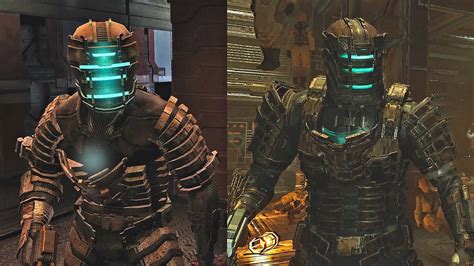 Dead Space All Suit Upgrades Original And Remake Youtube