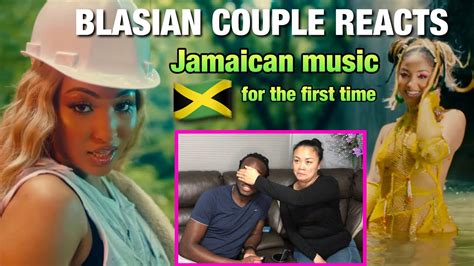 Blasian Couple Reacts To Jamaican Music For The First Time 🇯🇲 Shenseea Be Good M V Youtube