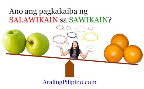 Ano Ang Pagkakaiba Ng Salawikain Sa Sawikain