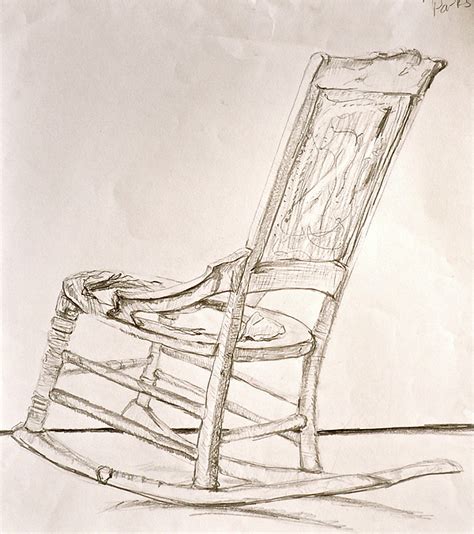 Good afternoon, dear subscribers and guests of the site. Rocking Chair Sketch Drawing by Laura Ogrodnik
