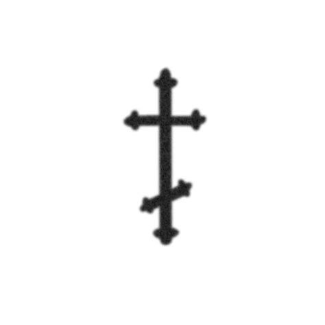 Small Russian Cross Set Of 2 Orthodox Cross Tattoo Etsy