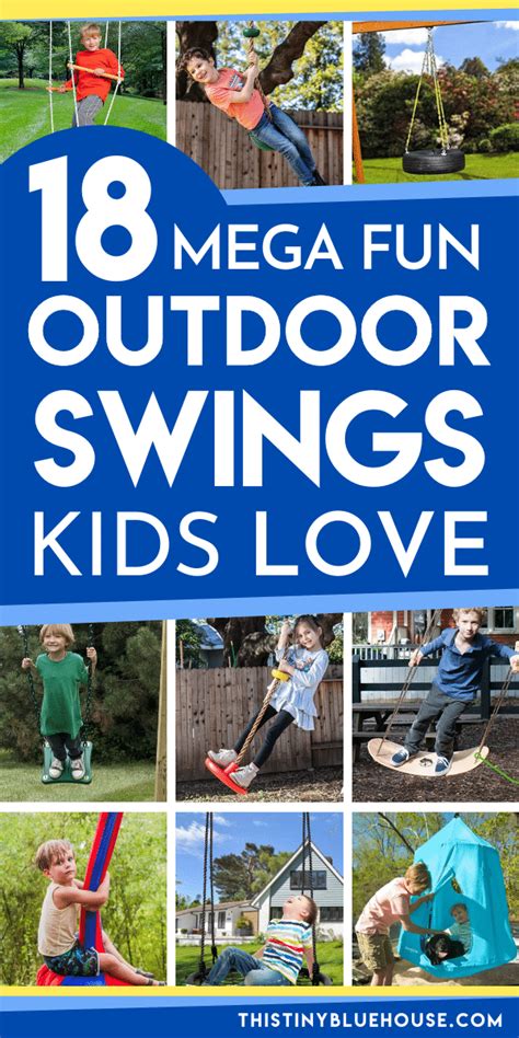 18 Mega Fun Backyard Swings For Kids Thatll Make Their Summer A Blast