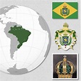 Map of the Empire of Brazil in 1822 (With Cisplatina province) : r/MapPorn
