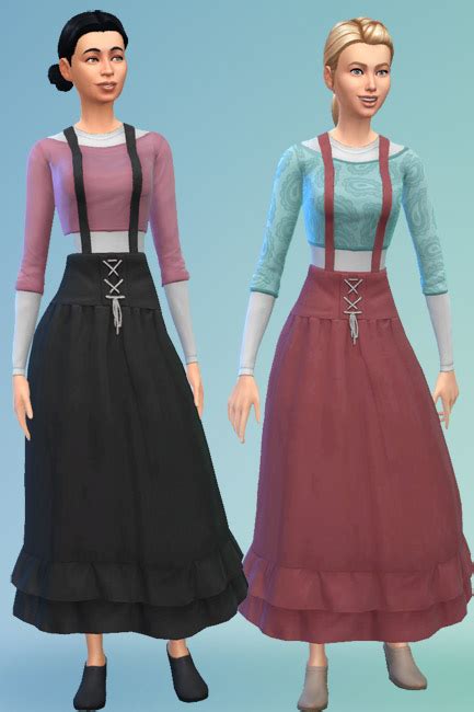 Blackys Sims 4 Zoo Longsleeve Dress By Mammut • Sims 4 Downloads