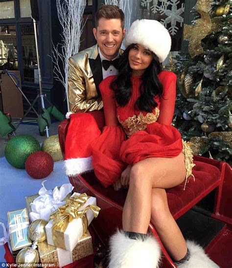 Kylie Jenner Strikes A Pose For Selfie With Michael Bublé During