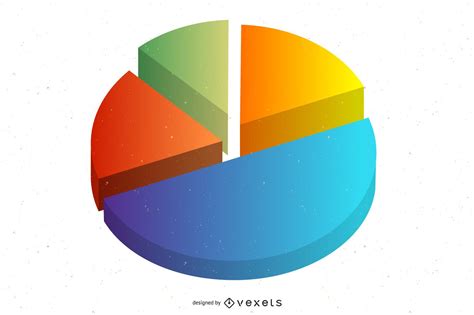Glossy Pie Chart Vector Download