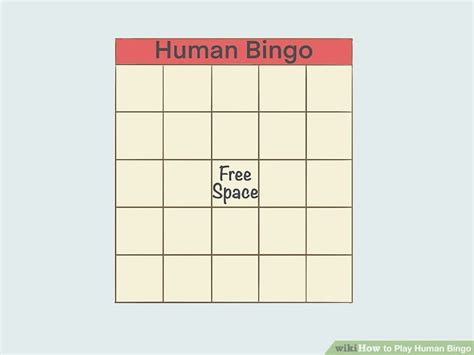 How To Play Human Bingo 11 Steps With Pictures Wikihow