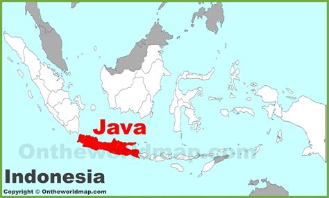 The mapping of java indonesia expat. Java location on the Indonesia map