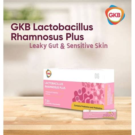 GKB LACTOBACILLUS RHAMNOSUS PLUS S Contains Probiotics And Prebiotics Exp Lazada