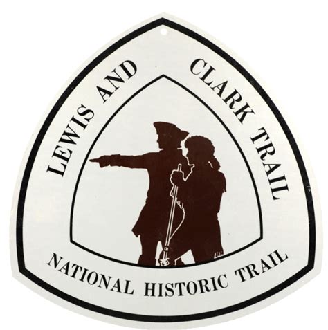 Bid Now Lewis And Clark National Historic Trail Sign January 6 0123