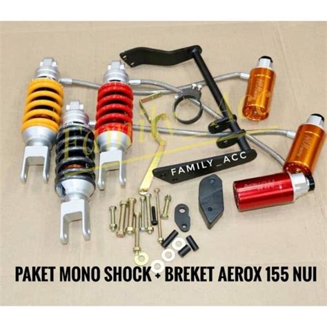 Jual Mono Shock Aerox Tabung Pisah Click Setelan Rebound Shock