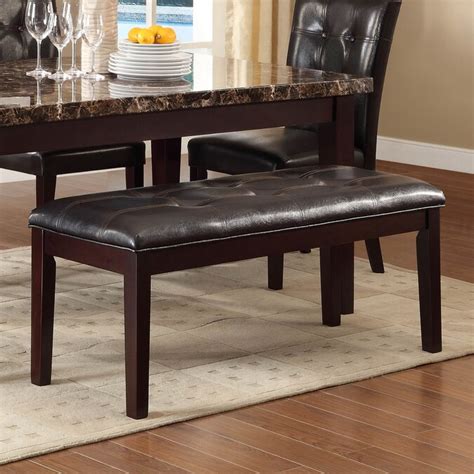 Homelegance Teague Black Dining Bench In The Dining Benches Department