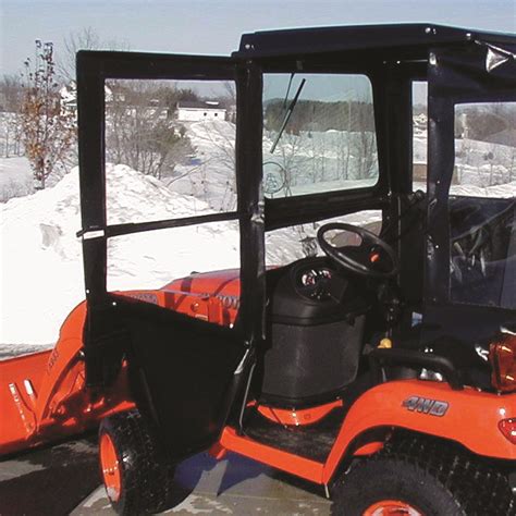 Standard Cab With Hinged Doors For Kubota Bx 80 Series Sub Compact Tractors