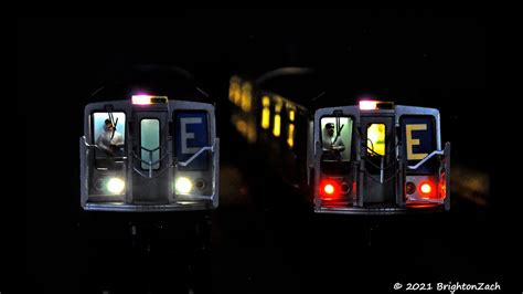 Mth Mta Nyc Transit 4 Car R 40 Slant E Train Subway Set Youtube