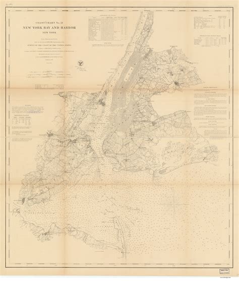 New York City Ny Old Maps Harbor