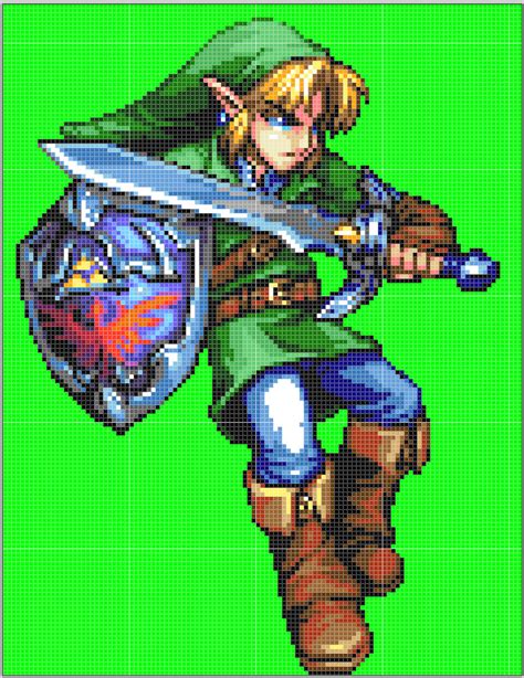 Link Sprite Recolored By Cae79119 On Deviantart