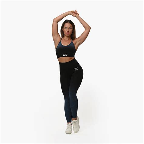 Gradient Fitness Set Blue Zat Outfit Be Your Self