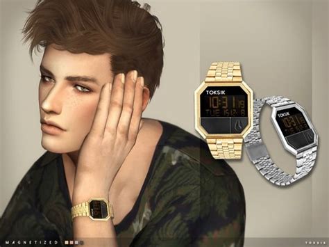 The Sims Resource Magnetized Watch By Toksik • Sims 4 Downloads Sims 3