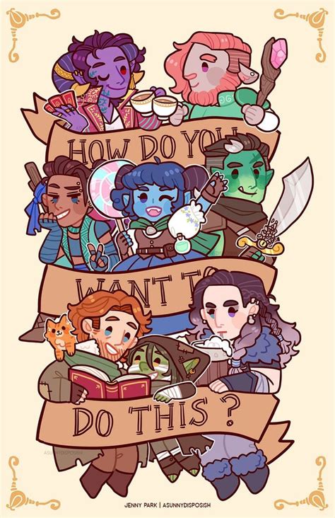 Critical Role Mighty Nein How Do You Want To Do Etsy Critical Role