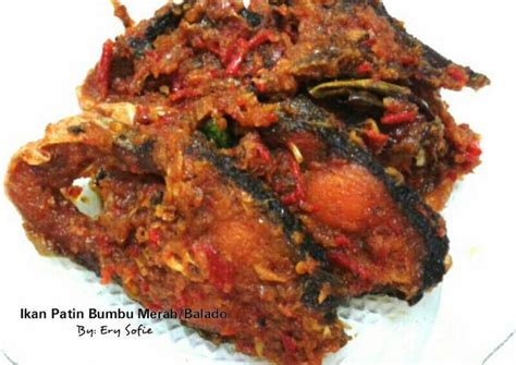 Cara membuat ikan mas sambel kecap : Resep Ikan Patin Bumbu Merah/Balado oleh Ery Sofie - Cookpad