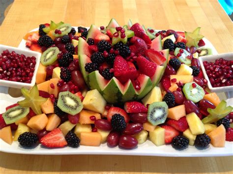 Spread the fruit slices out on the trays and turn the dehydrator to the appropriate temperature for fruit. Fruit Tray for Christmas Eve!! | Homemade recipes, Fruit tray, Food