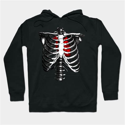 Searching for rib cage hoodie? Ribcage Skeleton Red Heart Anatomy - Skeleton Rib Cage ...