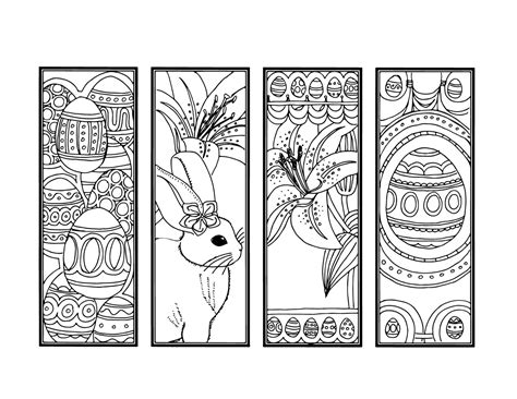Bookmarks Coloring Page Adults Printable Bookmarks Hand Made Free