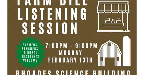 Topic Farm Bill Listening Session February 13 News Times