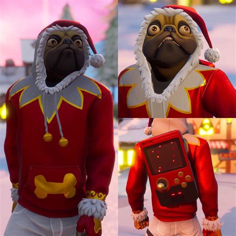 Doggo Festive Style Gameplan Backbling Red Rfortnitefashion