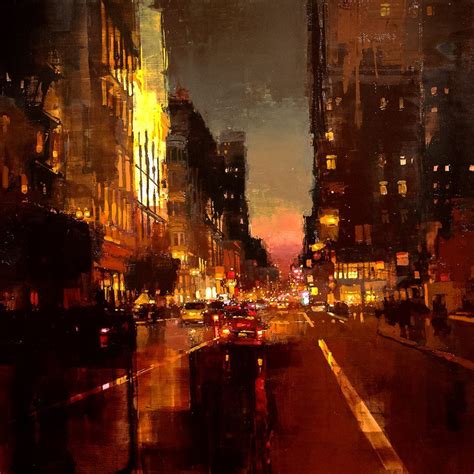 Security Check Required Cityscape Art City Painting Cityscape Painting