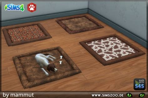 Blackys Sims 4 Zoo Pet Bedl Fur By Mammut • Sims 4 Downloads