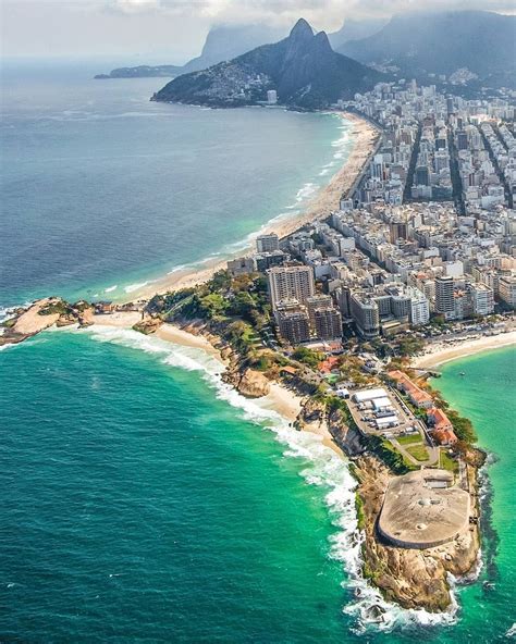 arpoador ipanema and leblon beaches brazil travel travel diary places to go coastline
