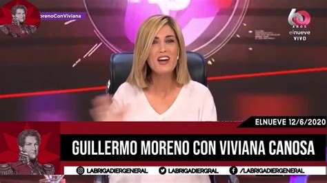 Guillermo Moreno Con Viviana Canosa Nada Personal Elnueve Youtube