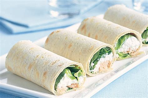 Remove the cheese from the press, unwrap, and flip the cheese. Cottage Cheese, Salmon And Chive Wraps Recipe - Taste.com.au