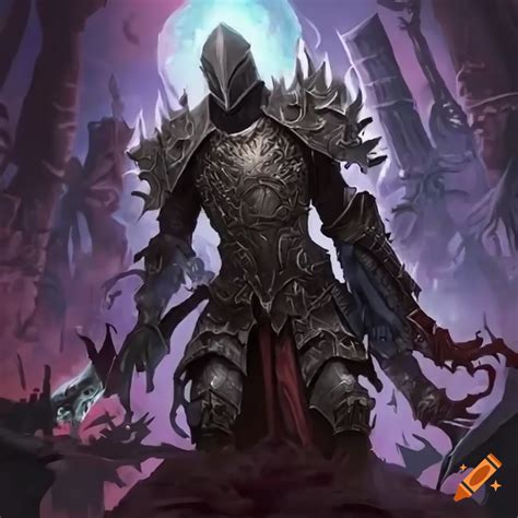 Pathfinder Wrath Of The Righteous Undead Fantasy Crypt Knight With A