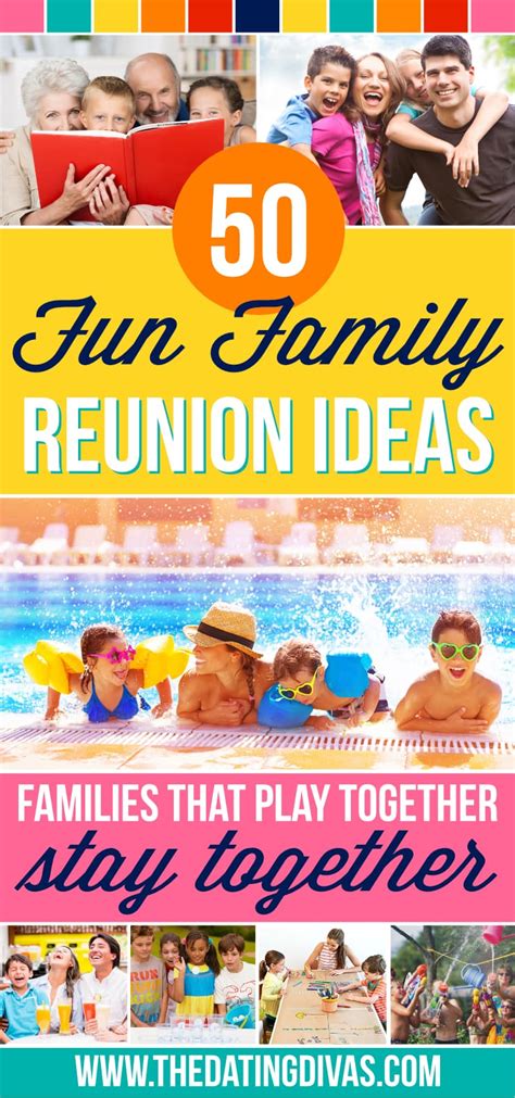 Family reunions are so much fun, but they also take a lot of planning and attention to detail. 50 Unique Family Reunion Activities