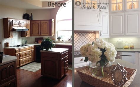 Sneak Peek Kitchen Remodel Before And After By A Well Dressed Home Llc